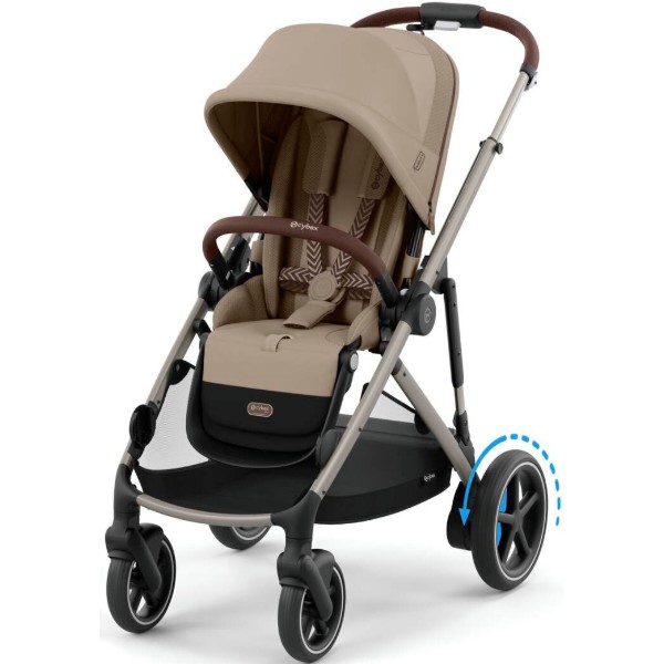 Фото - Коляска прогулочная Cybex eGazelle S TPE Almond Beige (524000547)
